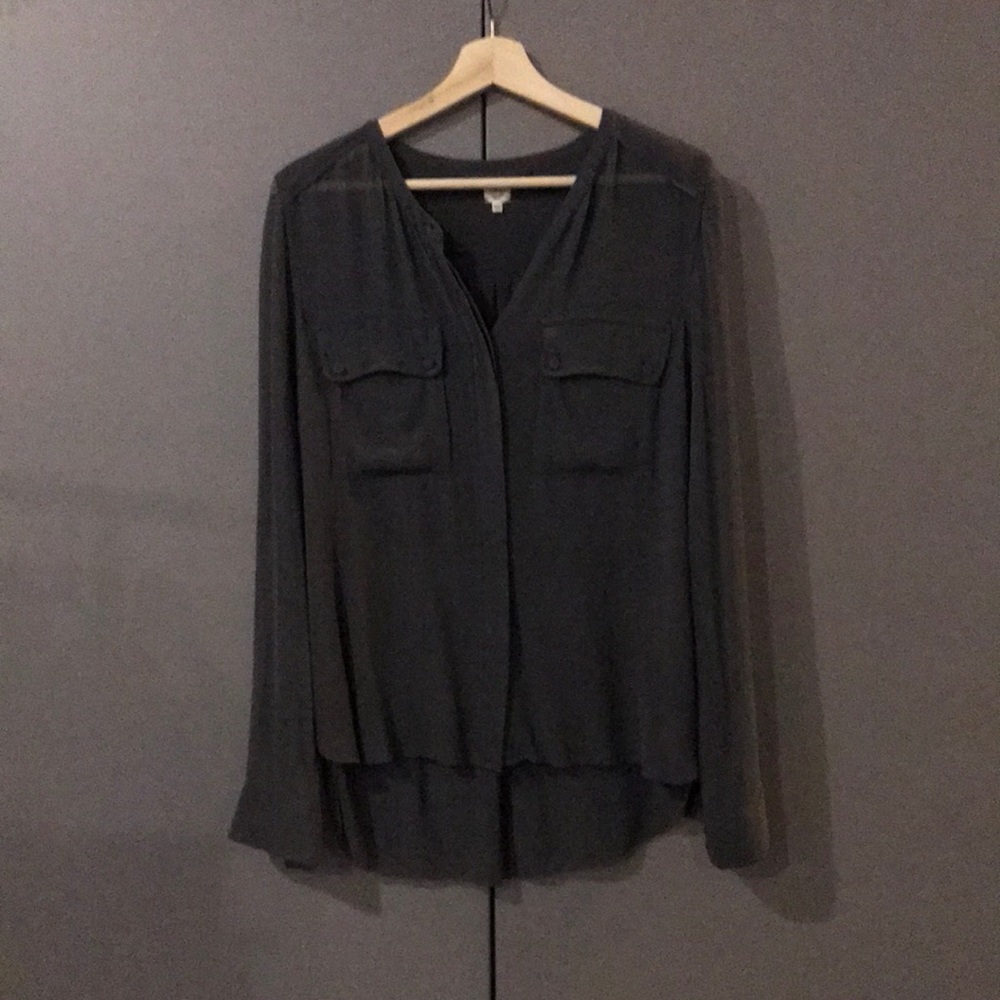 Aritzia Wilfred silk blouse
